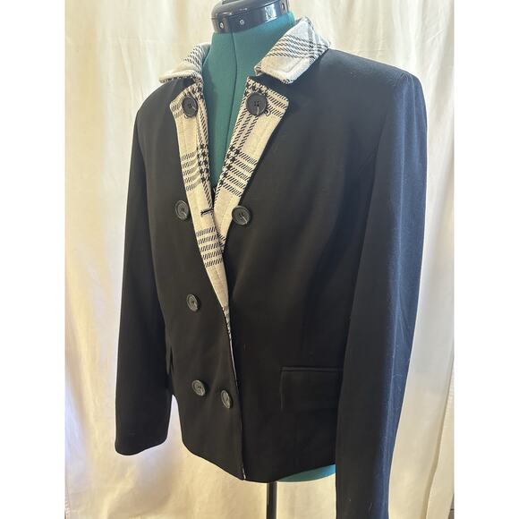 Jones New York Collection Black Blazer Jacket – Size 12 - Picture 2 of 6